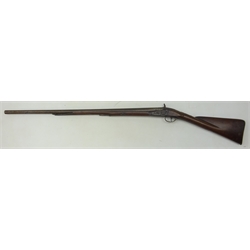  Mid 18th century 14 bore percussion (conversion) sporting gun by Turvey of London, 32