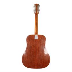 1960s/70s Eko Ranger twelve-string acoustic guitar, L108cm