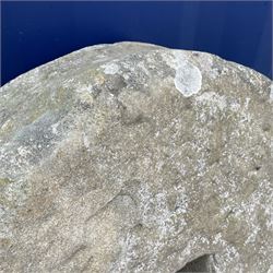 19th century sandstone grinding wheel - THIS LOT IS TO BE COLLECTED BY APPOINTMENT FROM DUGGLEBY STORAGE, GREAT HILL, EASTFIELD, SCARBOROUGH, YO11 3TX