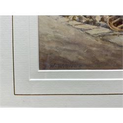 John Wynne Williams (British fl.1900-1920): Staithes Beck, watercolour signed 17cm x 27cm