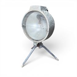 Bullfinch Lighting - collection of four gas floodlights on tripod bases (Small Stands)