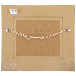 John William Howey (Staithes Group 1873-1938): 'Evening - Hartlepool Harbour', oil on panel signed, titled verso 24cm x 29cm Provenance: David Duggleby Ltd. 8th December 2023, Lot 129; private collection, purchased T B & R Jordan Fine Art Specialists, Stockton on Tees; the Jordans were responsible for dispersing the estate of Robert Leslie Howey (1900-1981), the artist's son. A fine example of English Impressionism, exemplifying the Staithes Group's French influence