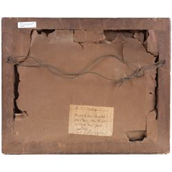 Fredrick Thomas Baynes (British 1824-1874): Still Life of Fruit and Basket, watercolour heightened with white signed 25cm x 34cm 
