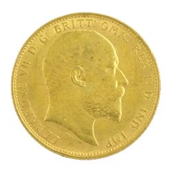 King Edward VII 1905 gold full sovereign coin