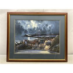 John Freeman (British 1942-): 'Robin Hood's Bay', limited edition print signed and numbered 287/500 in pen 38cm x 52cm