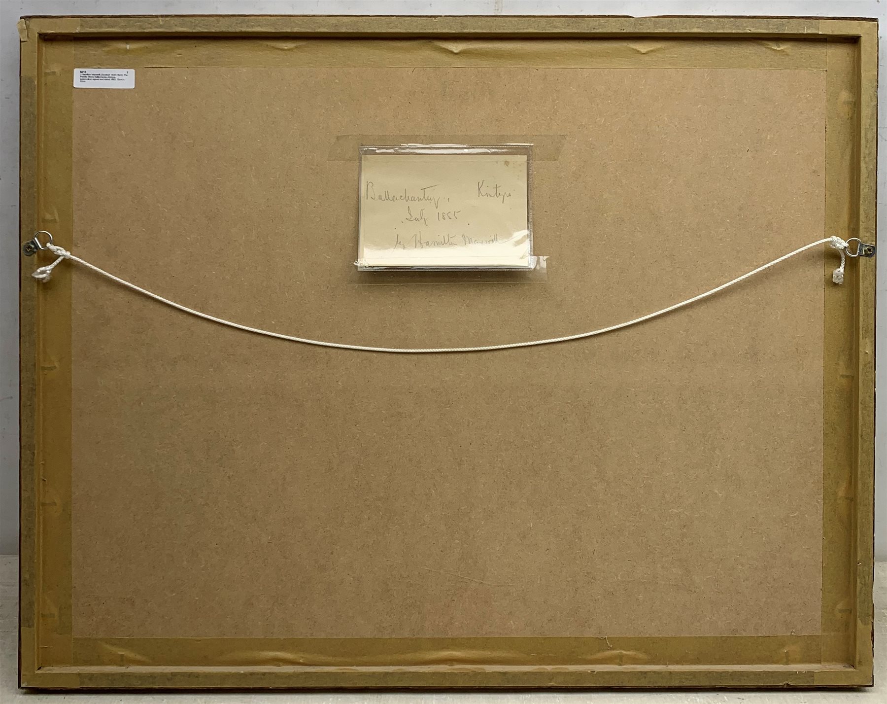 J Hamilton Maxwell ((Scottish 1830-1923): The Pebble Shore Bellochantuy Kintyre, watercolour signed and dated 1883, 35cm x 52cm