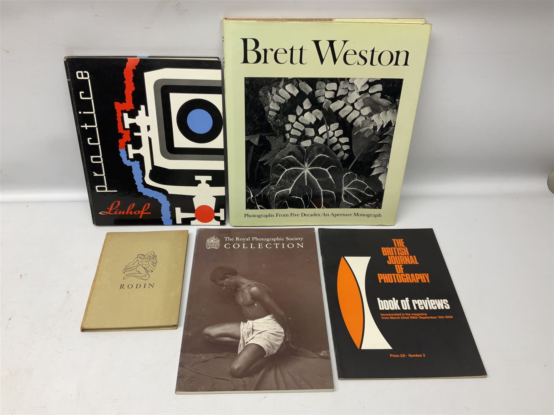 Fourteen assorted photography and art reference books, to include Edvard Munch, Rodin, Brett Weston, Ansel Adams, etc