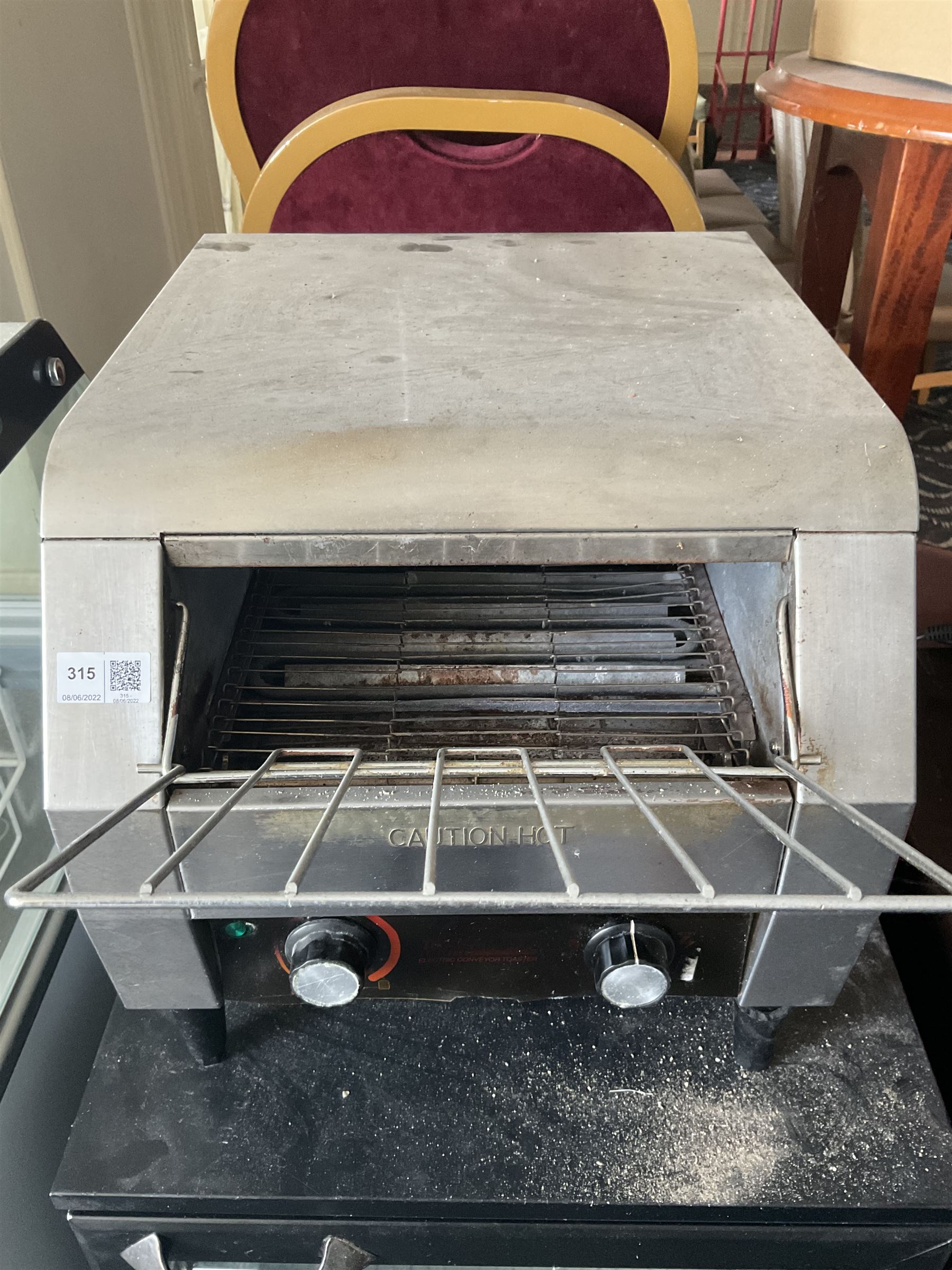 ToastMax electric conveyer toaster- LOT SUBJECT TO VAT ON THE HAMMER PRICE - To be collected by appointment from The Ambassador Hotel, 36-38 Esplanade, Scarborough YO11 2AY. ALL GOODS MUST BE REMOVED BY WEDNESDAY 15TH JUNE.