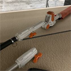 STIHL HLA 56 cordless long-reach hedge trimmer with two batteries and charger - THIS LOT IS TO BE COLLECTED BY APPOINTMENT FROM DUGGLEBY STORAGE, GREAT HILL, EASTFIELD, SCARBOROUGH, YO11 3TX