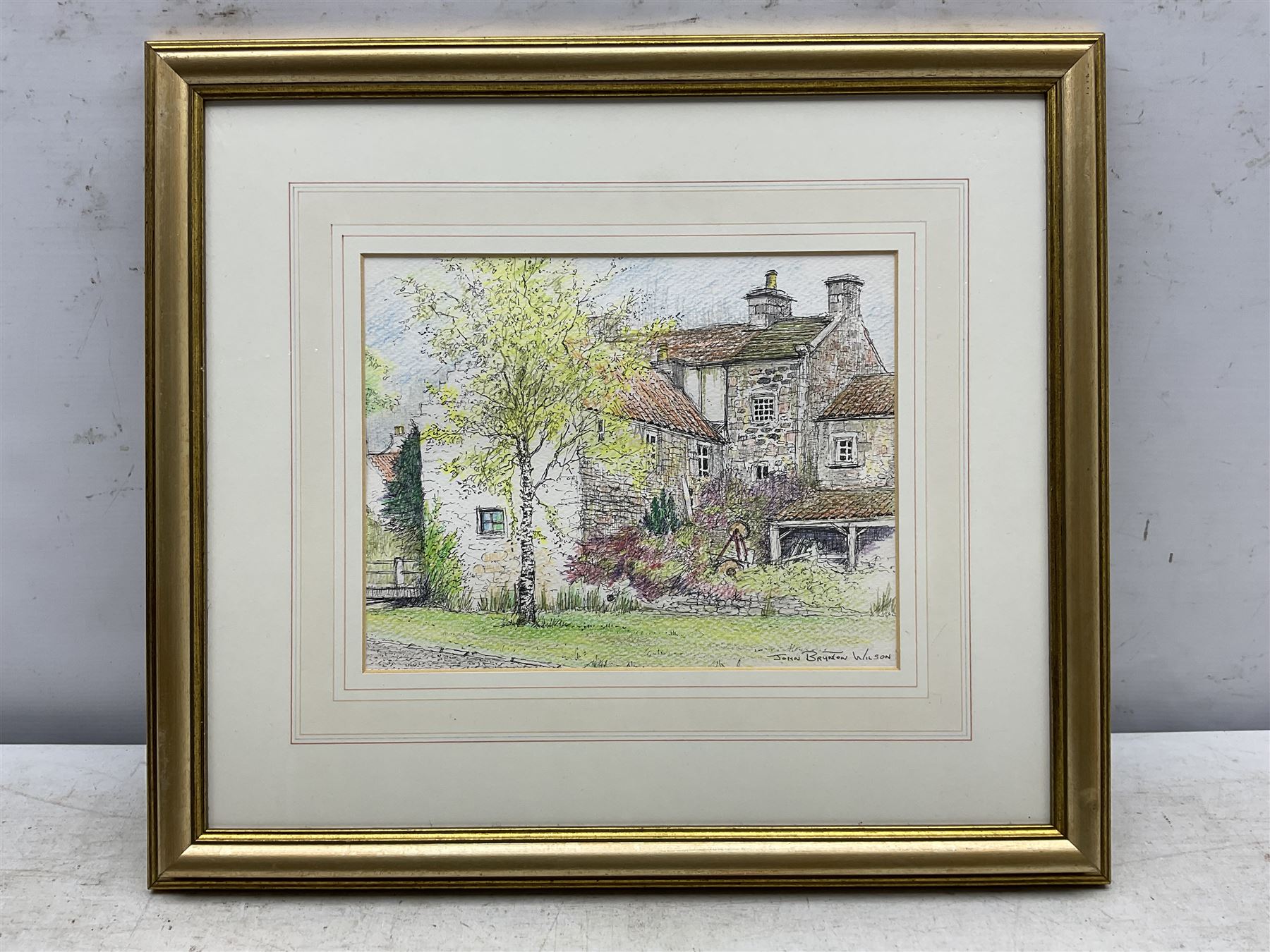 John Brunton Wilson (Yorkshire 20th century): Yorkshire Dales Views, collection of approximately 30 unframed watercolours, max 21cm x 29cm, together with another framed example 19cm x 24cm (qty)