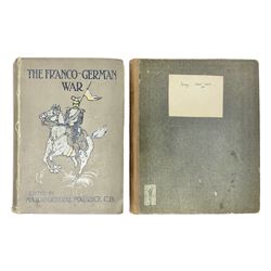 Scrap book of WWII maps, and Maurice, The Franco-German War, from the library of William Thomas, Baron Bolton