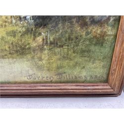 Warren Williams ARCA (British 1863-1941): Welsh River Landscapes, two watercolours signed 51cm x 35cm & 47cm x 34cm (2)
