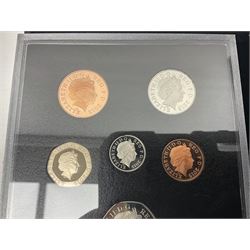 The Royal Mint United Kingdom 2015 proof coin set collector edition, cased with certificate