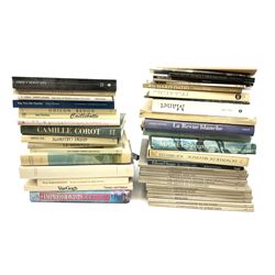 Collection of Art reference books, mostly regarding Impressionism and Post-Impressionist, to include examples on Van Goth, Manet, etc., plus a set of Metropolitan seminars on art. 