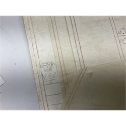 Early 19th century manuscript deed on vellum in three sections dated 25th February 1803 relating to 'An agreement between William Wilberforce, of the old palace yard, Westminster - son of Robert, AND The Reverend Thomas Bowman, of Beverley, who has agreed to buy from William Wilberforce the Freehold of a 