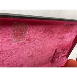 Burns Club Series Marquee electric guitar in fiesta red with maple fretboard; serial no.2002491 L100cm; in hard case with GuitarKes service and set-up certificate dated January 2022