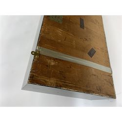 Taxidermy: female Goosander (Mergus Merganser), male Green Wing Teal Duck (Anas Carolinensis), and Little Grebe (Tachybaptus Ruficollis), in naturalistic setting detailed with long grass, set against a painted cream backdrop, encased within an ebonised single pane display case, with taxidermist paper label verso detailed J E Massey, Finkle Street, Malton, H50.5cm W89cm D21cm