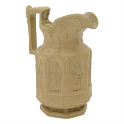 Charles Meigh Apostles stoneware jug, H26cm
