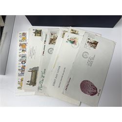 Queen Victoria and later stamps, including imperf penny reds some with black MX cancels, first day covers, various mint Queen Elizabeth II stamps etc, housed in albums, on album pages and loose in packets