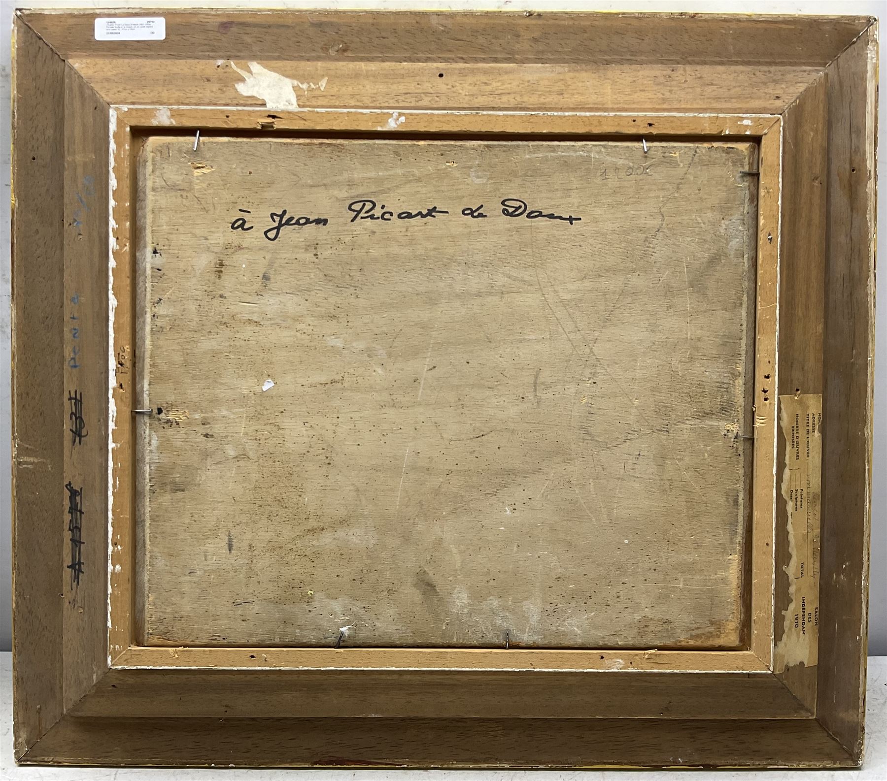 Charles Picart Le Doux (French 1881-1959): Female Nude on a Couch, oil on panel signed and dated '32, 37cm x 45cm
Provenance: inscribed verso 'a Jean Picart Le Doux', presumably a gift to his son Jean Picart Le Doux, also a well known artist.