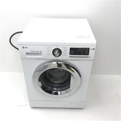  LG F1496TDA direct drive inverter 8kg washing machine, W60cm, H85cm, D57cm  