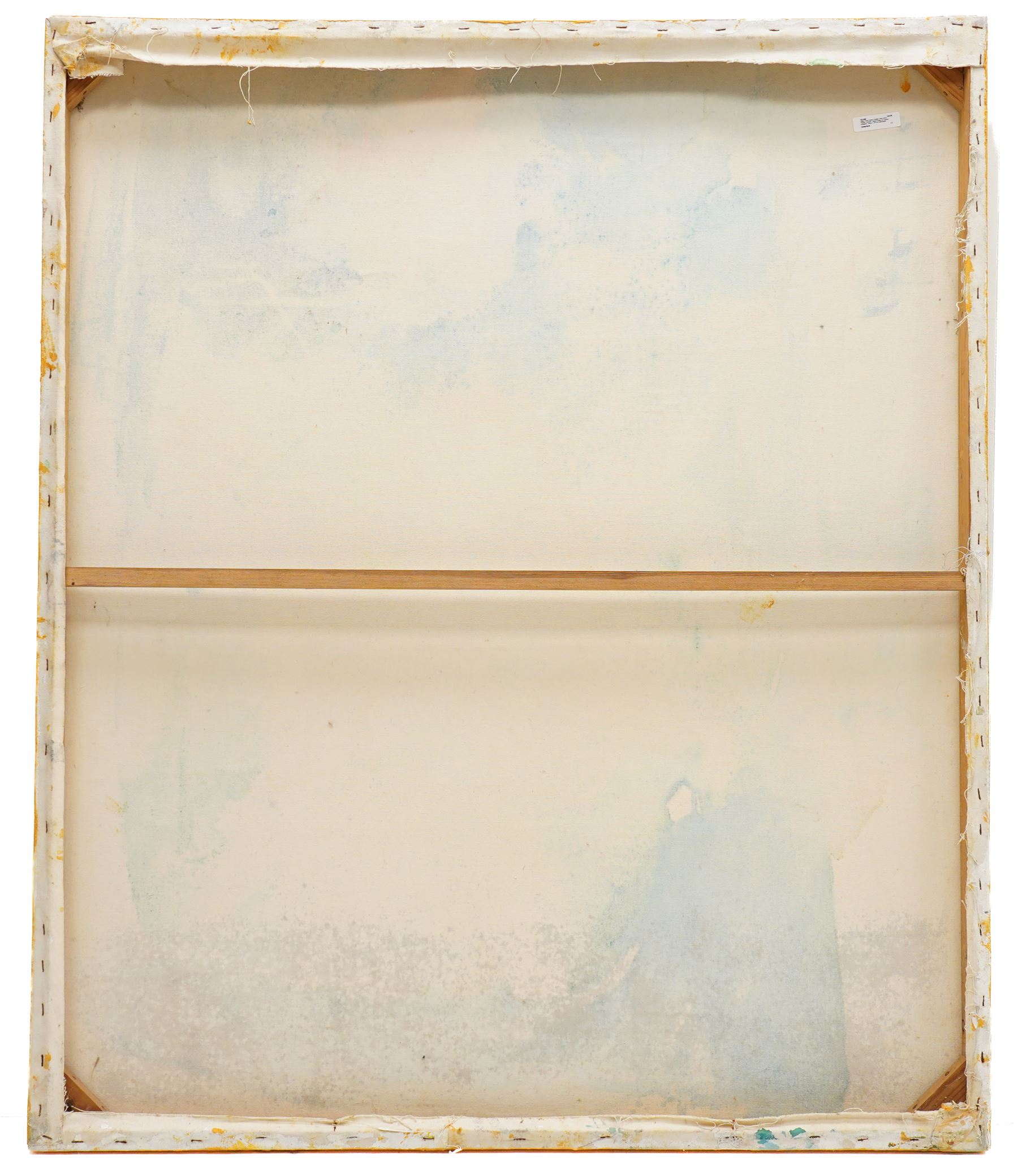 Gillian Ross Kelsey (British 1935-2025): 'Mango Dreams', mixed media on canvas unsigned 129cm x 107cm (unframed)