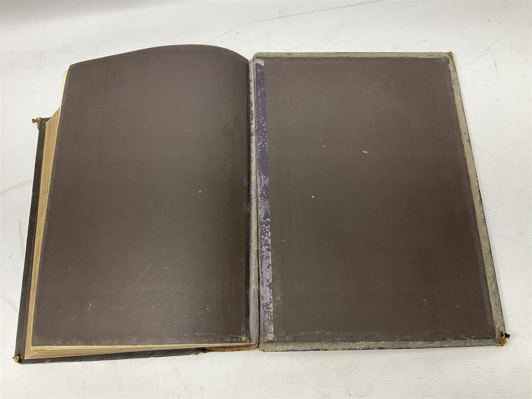 Victorian The Family Devotional Bible, by Rev Matthew Henry, pub. London and New York, The London Printing & Publishing Co, circa 1860, with steel engraving plates and gilt edges, L35cm