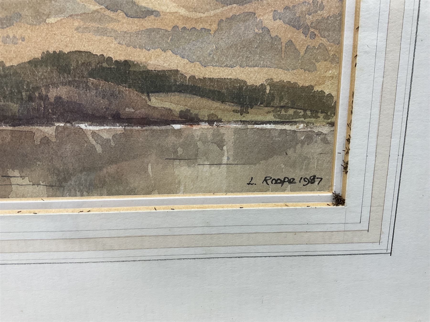 Len Roope (British 1917-2005): 'Skiddaw', watercolour signed titled and dated 1987, 24cm x 34cm 