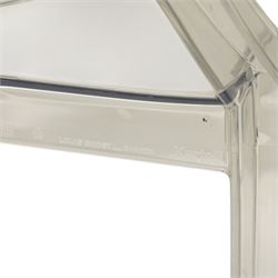 Philippe Starck (1949-) for Kartell - set of four ‘Louis Ghost’ armchairs, moulded transparent polycarbonate frames with oval backs, open arms and tapering supports