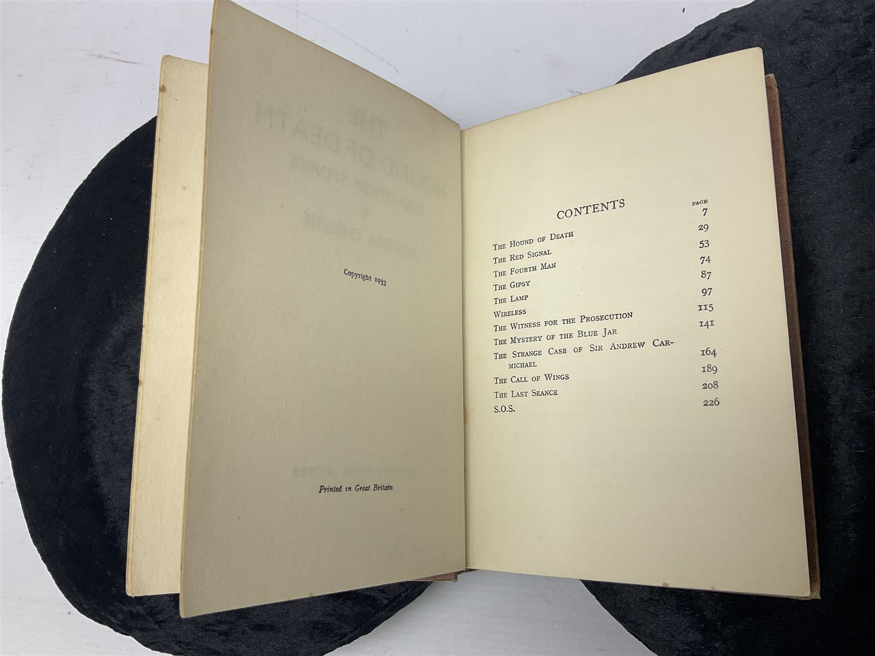 Six Collins Crime Club Agatha Christie novels, including Elephants can Remember, Nemesis, Sleeping Murder, etc together with Agatha Christie; The Hound of Death Odhams Press, all first editions 