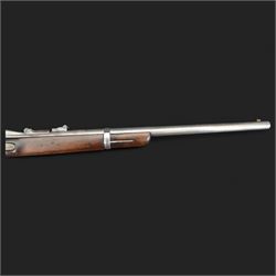 US Civil War Springfield percussion cavalry carbine, circa 1863, 50-70 Cal, the lock marked 1863 with eagle and 