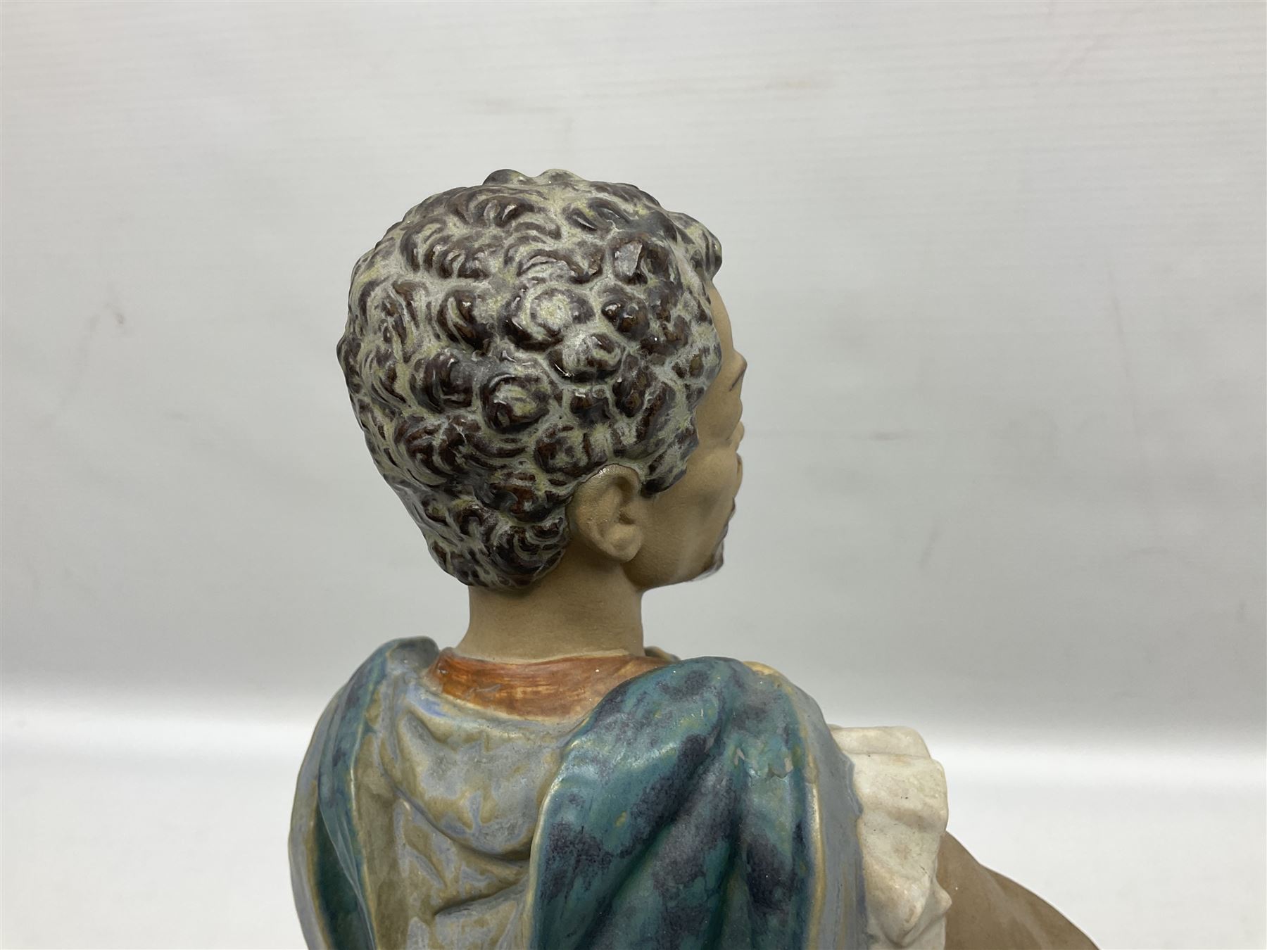 Lladro Gres figure, Othello, modelled as a man in period dress, with original box, no 13510, sculpted by Salvador Furio, year issued 1978, year retired 1981, H47cm