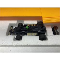 Scalextric - Pole Position set with Team Talbot and Wolf racing cars; boxed with paperwork