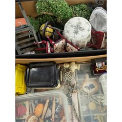 Burton Toys 'Caroline's Home' dolls house and a collection of dolls house furniture and accessories