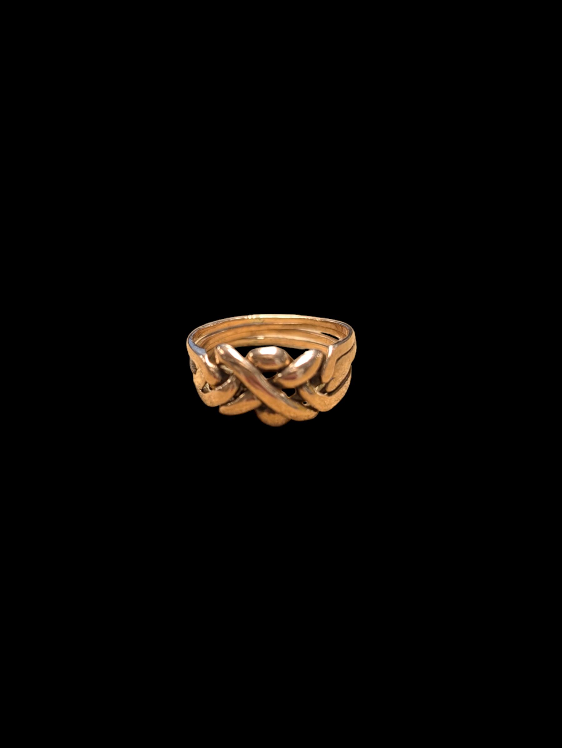 7ct Russian gold puzzle ring Jewellery 124031