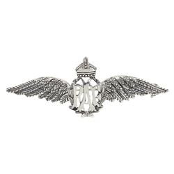 Silver reproduction RAF sweetheart brooch, stamped 925
