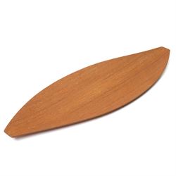 Teak tray by Shigemichi Aomine for National Crafts Council, Japan, 1960s, W55cm