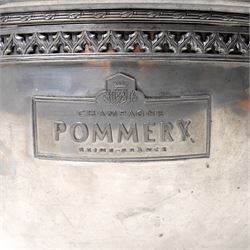 French Pommery champagne bucket, H26.5cm D32cm