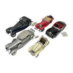 Franklin Mint - five 1:24 scale die-cast