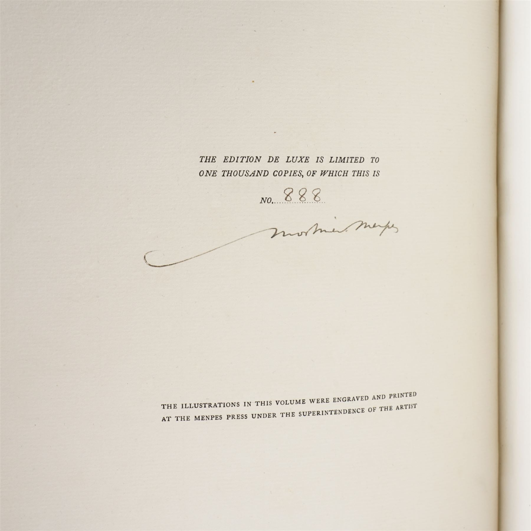 Large collection of Mortimer Menpes and AC Black travel books including notable limited and signed volumes 'Durbar' signed 888/1000, 'Paris' de-luxe edition 147/500, 'Cruikshank's Water-Colours' signed 31/300, 'Yorkshire Coast & Moorland Scenes' signed by Gordon Home 150/200 etc approx 100 volumes