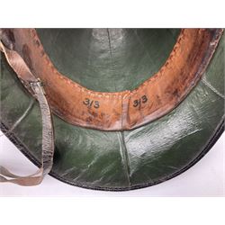  Hull City Police - Christys London helmet with king's crown night plate and a peaked cap (2)  