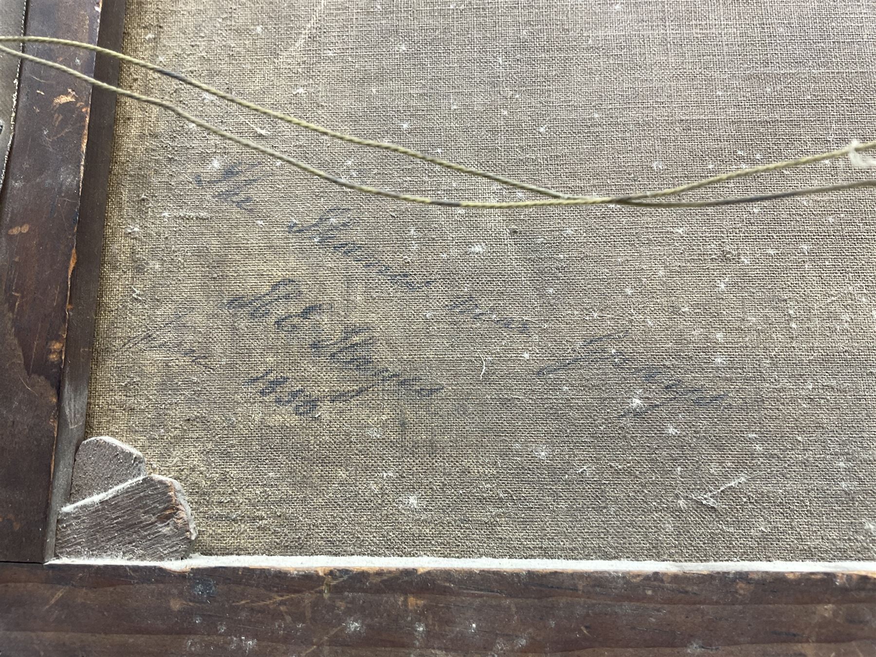 Henry Edgar Hayes (British 19th century): 'The Thames Near Grays', oil on canvas, signed titled and dated 1856 verso, 44cm x 30cm