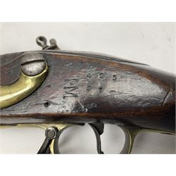 Early 19th century Brown Bess .75cal. flintlock musket, the 96.5cm(38