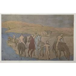 Scofield Thayer (American 1889-1982): 'Living Art' (Twenty Facsimile Reproductions after Paintings, Drawings and Engravings and ten photographs after sculptures by Contemporary Artists), limited edition portfolio of 400 printed at Ganymed Press, Berlin, 1923 
Notes: Scofield was an American Poet and Publisher and editor in chief of the Dial magazine. Living Art contains reproductions of what Thayer believed was the best in the art of the period, containing lithographs of works from his own collection by  Pablo Picasso, Henri Matisse, Gaston Lachaise, Marc Chagall and Edvard Munch. All the works within the folio were owned by Thayer and bequeathed to the MET museum. 