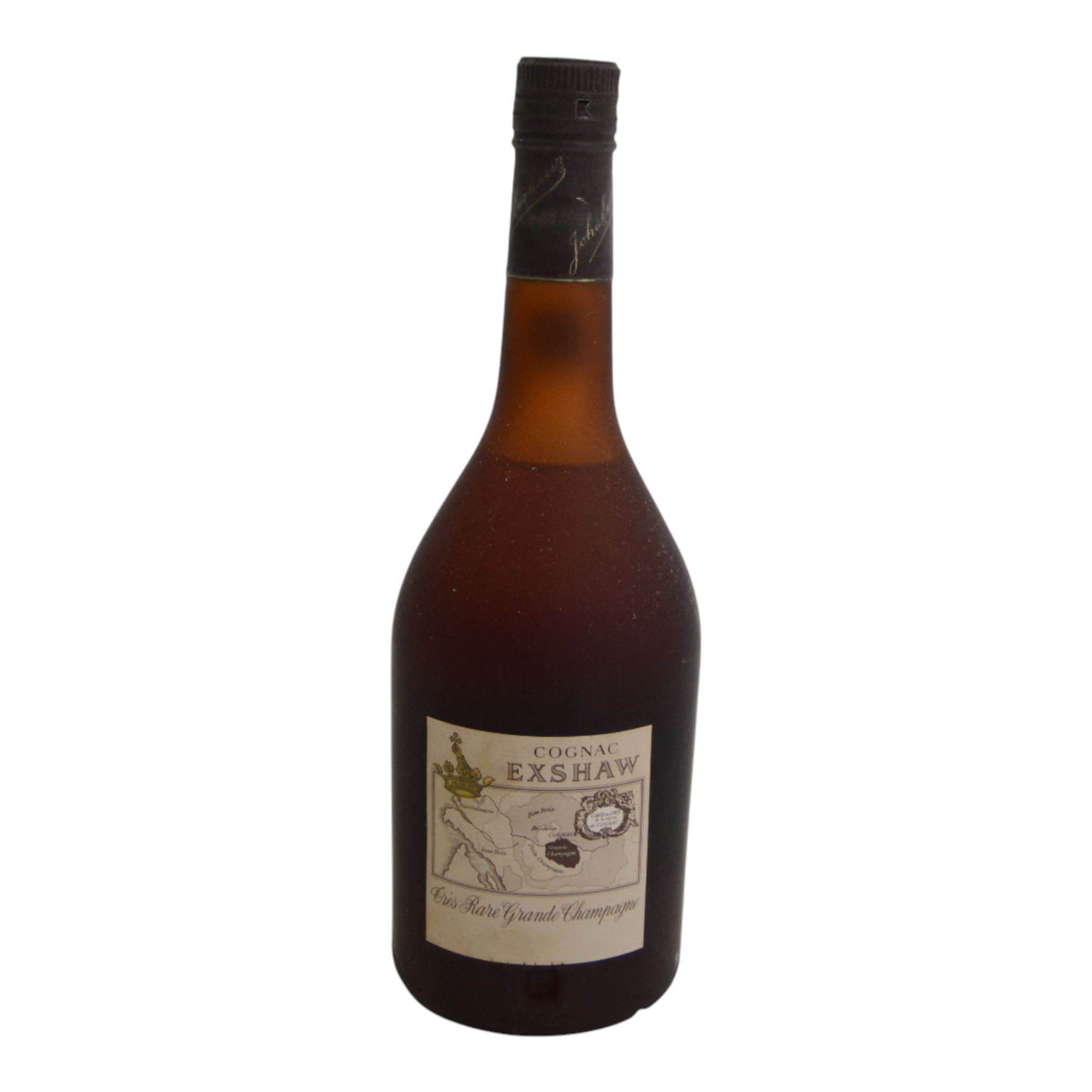 Exshaw Grande Tres Rare Champagne Premier Cru Du Cognac, 24 fl, 70% proof, three bottles 