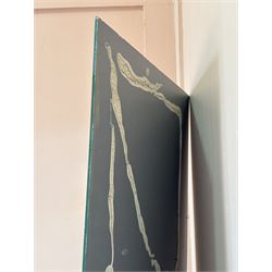 Large pub advertising mirror, 'The Royal Oak' 192cm x 65cm. 