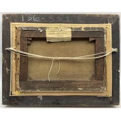 Amos Watmough (British fl.1884-1912): 'Homeward Bound', oil on canvas signed, titled and with 1951 City of Bradford Cartwright Memorial Hall - Bradford Artists Exhibition label verso 23.5cm x 34.5cm 