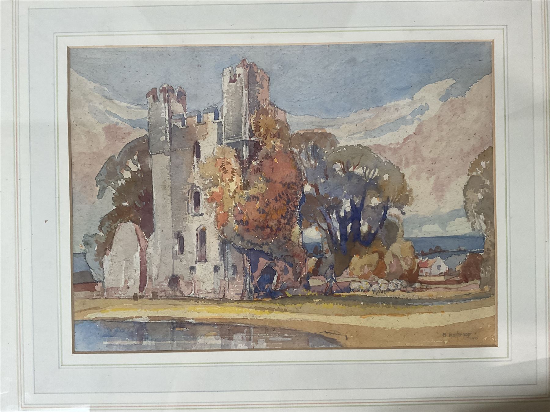 Collection of original watercolours with local interest and an oil to include Richard White, Bobbie Simmons, Marmaduke Miller, D England and Peggy Pountain in one box (approx. 21)