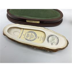 A Royal Doulton limited edition figure, Desert Orchid, 2563/7500, on wooden plinth, H32.5cm, with accompanying certificate. 