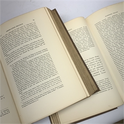  Bryce William Moir: The Scottish Grey Friars. Two volumes. Brown cloth binding.  